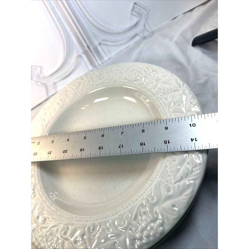 VTG Pair of WEDGWOOD Pasta/Soup Bowl English Terrace Stone Japan 1999 10.25" EVC - Picture 9 of 9